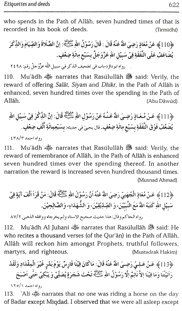 Etiquettes and deeds 
